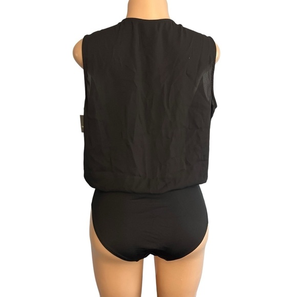 Worthington Black Sleeveless Bodysuit - Picture 3 of 10
